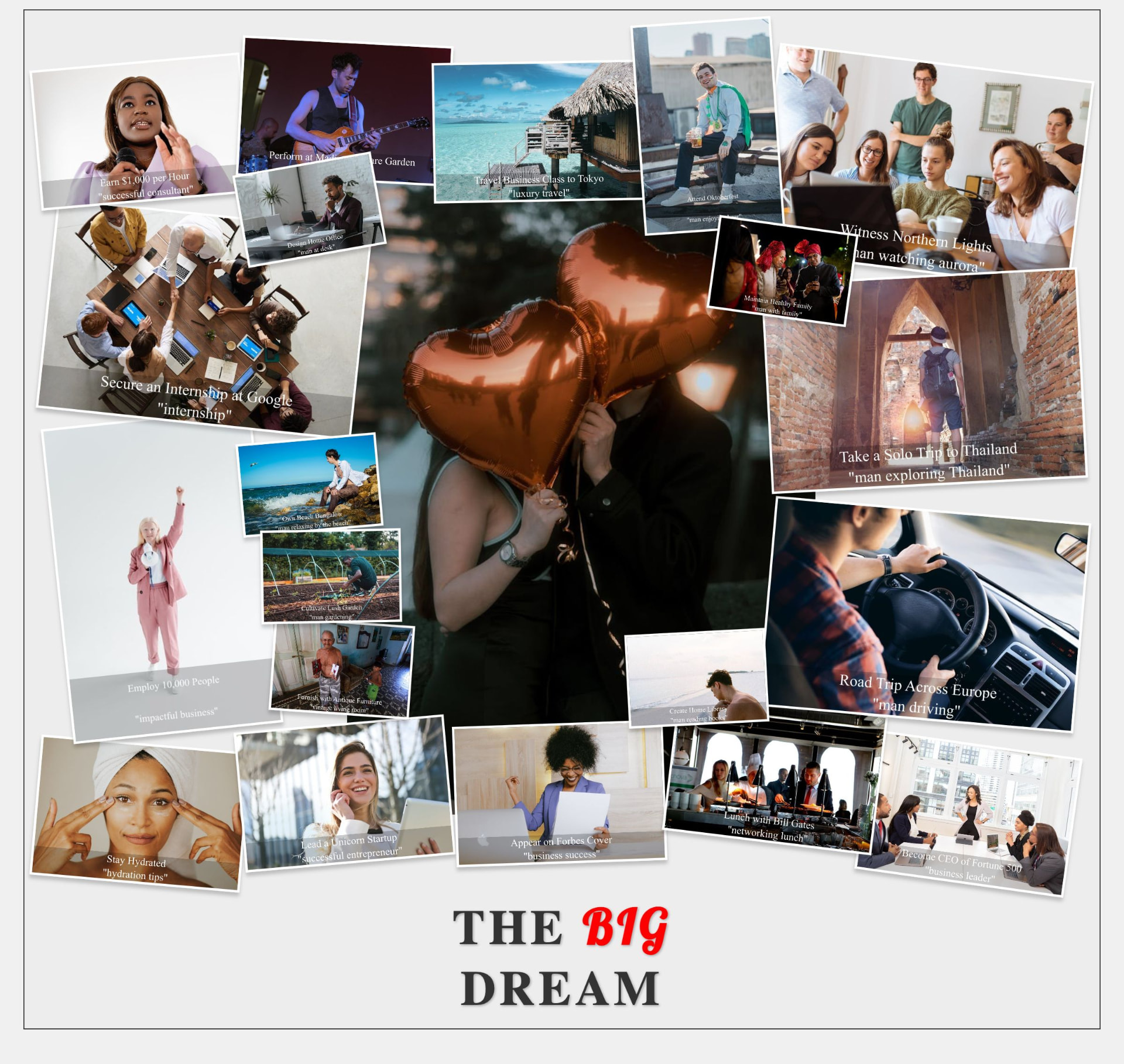 AI Agent Photo Collage Maker interface